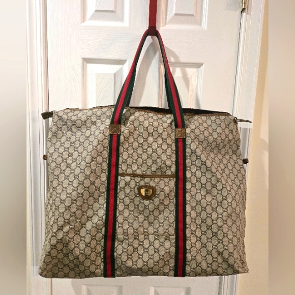 Gucci Plus XL Vintage Travel Tote Bag - Picture 1 of 16